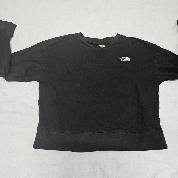 The North Face Long Sleeve Crop Top Women Size XS Black - Picture 13 of 14